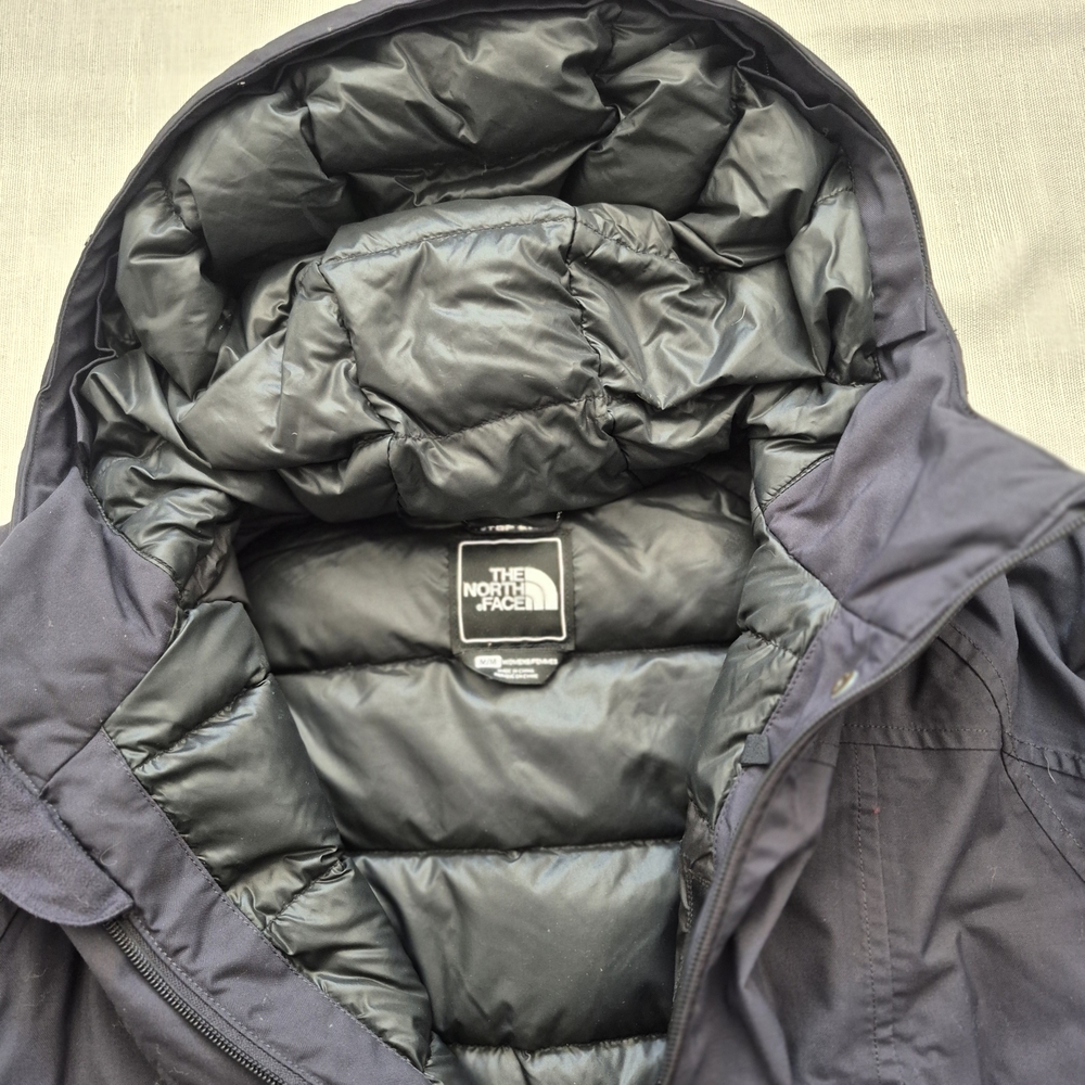 The North Face Women's Dark Gray Hooded Coat, Ski Jacket - Picture 8 of 13